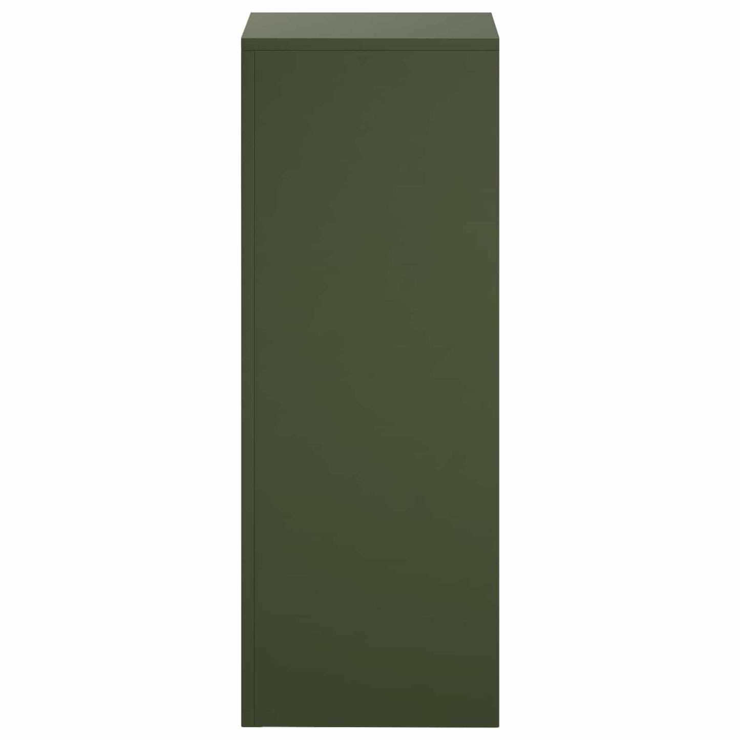 Plant Stand 2 pcs Olive Green 30 x 30 x 80 cm Steel