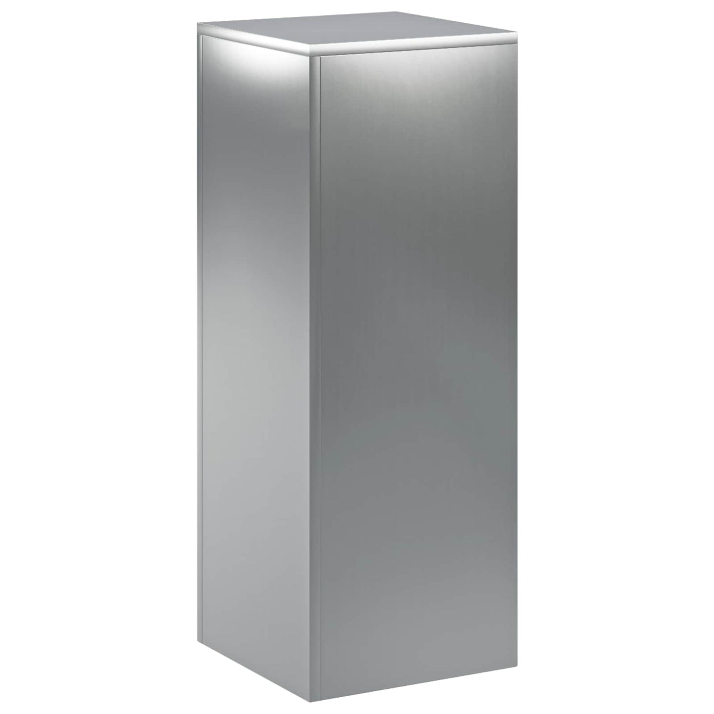 Plant Stand Silver 30 x 30 x 80 cm Steel