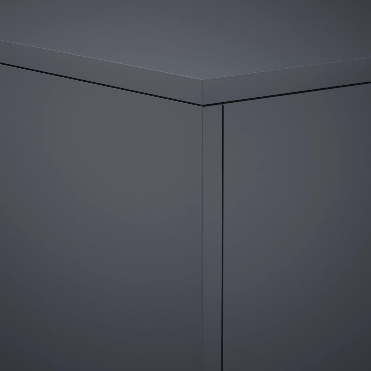 Plant Stand Anthracite 30 x 30 x 100 cm Stainless Steel