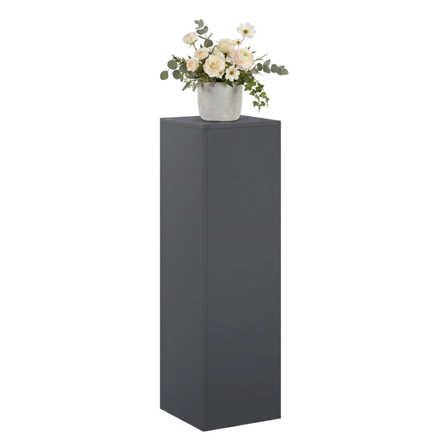 Plant Stand Anthracite 30 x 30 x 100 cm Stainless Steel