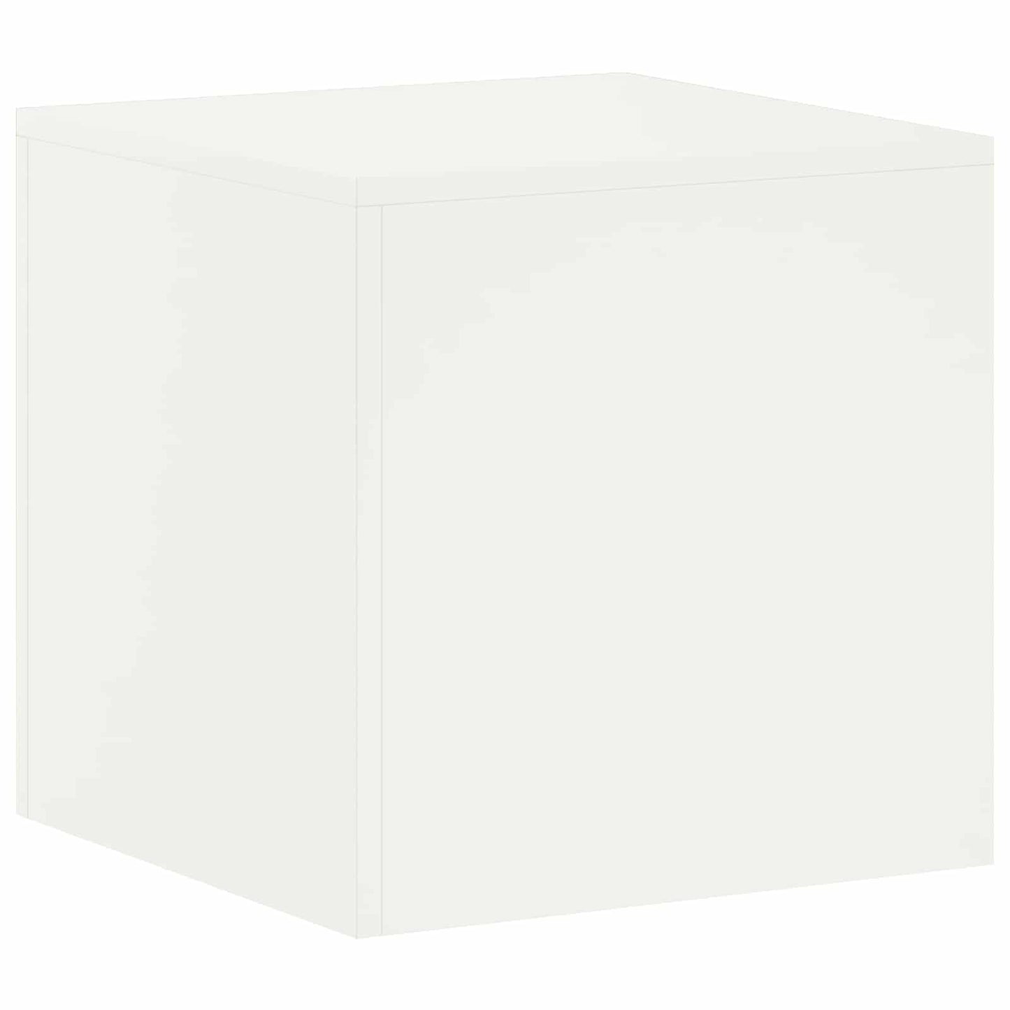 Plant Stand White 40 x 40 x 40 cm Steel