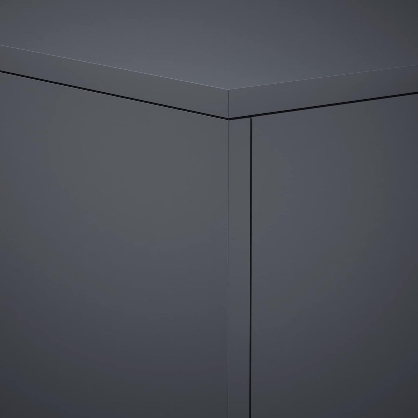 Plant Stand Anthracite 40 x 40 x 40 cm Stainless Steel