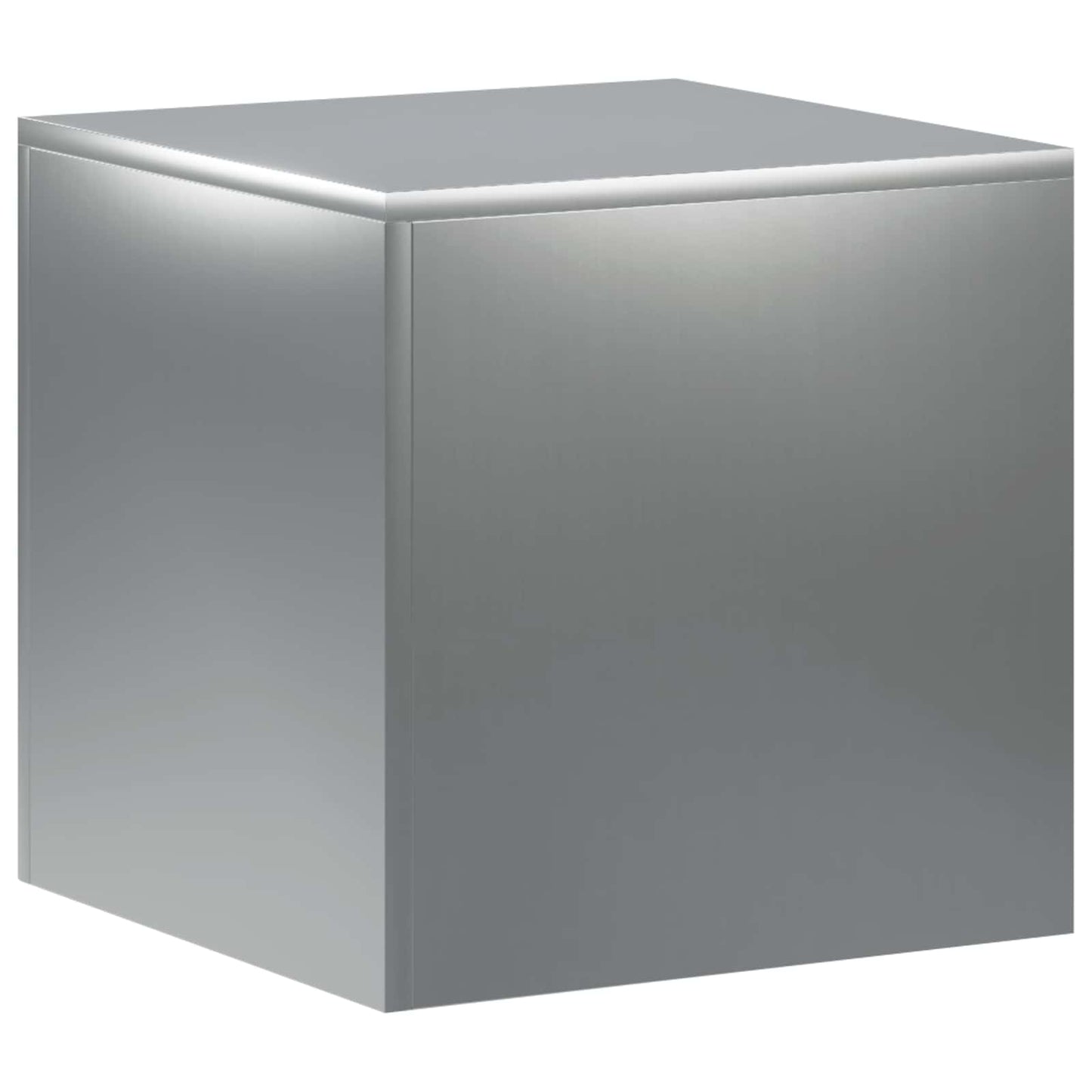 Plant Stand Silver 40 x 40 x 40 cm Steel