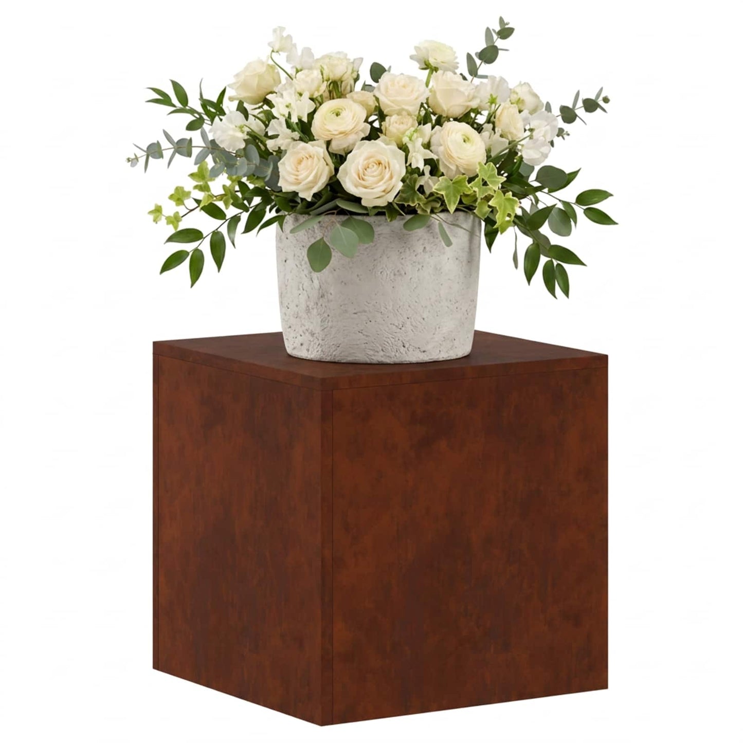 Plant Stand Rusty 40 x 40 x 40 cm Weathering Steel