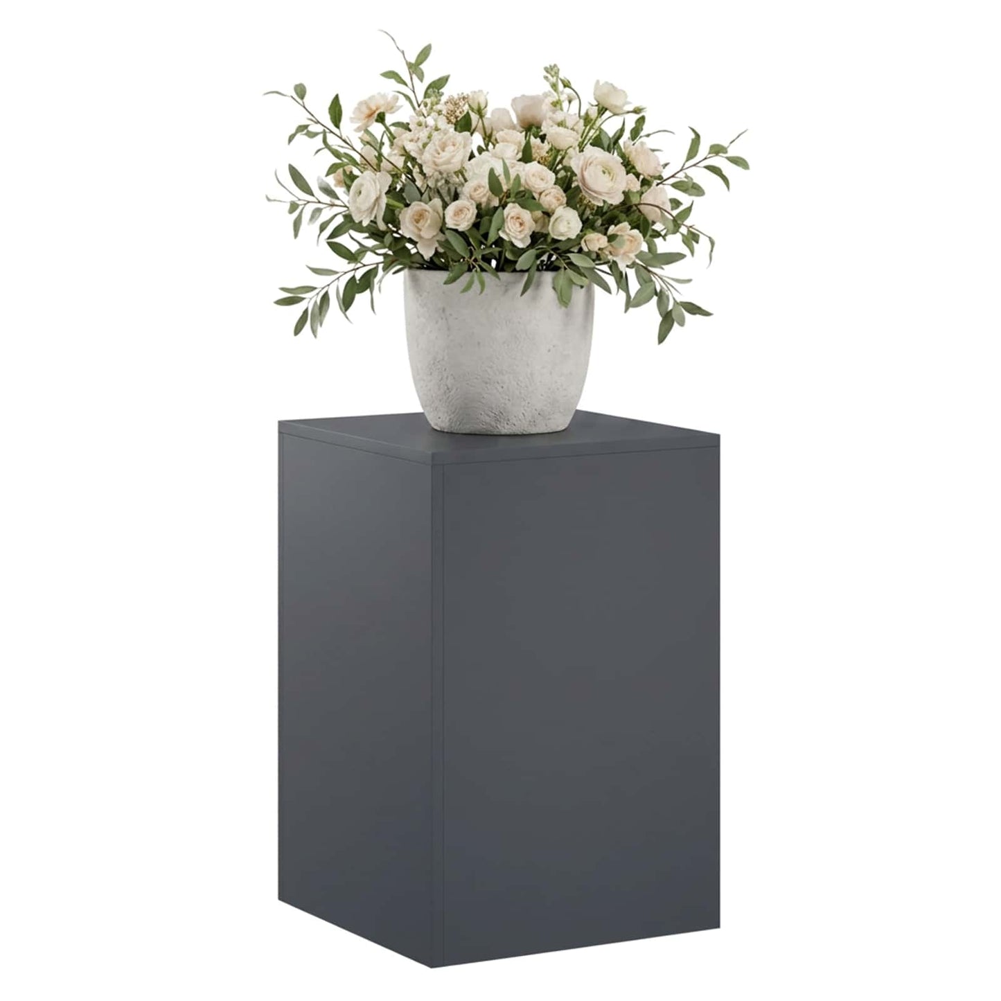 Plant Stand Anthracite 40 x 40 x 60 cm Stainless Steel