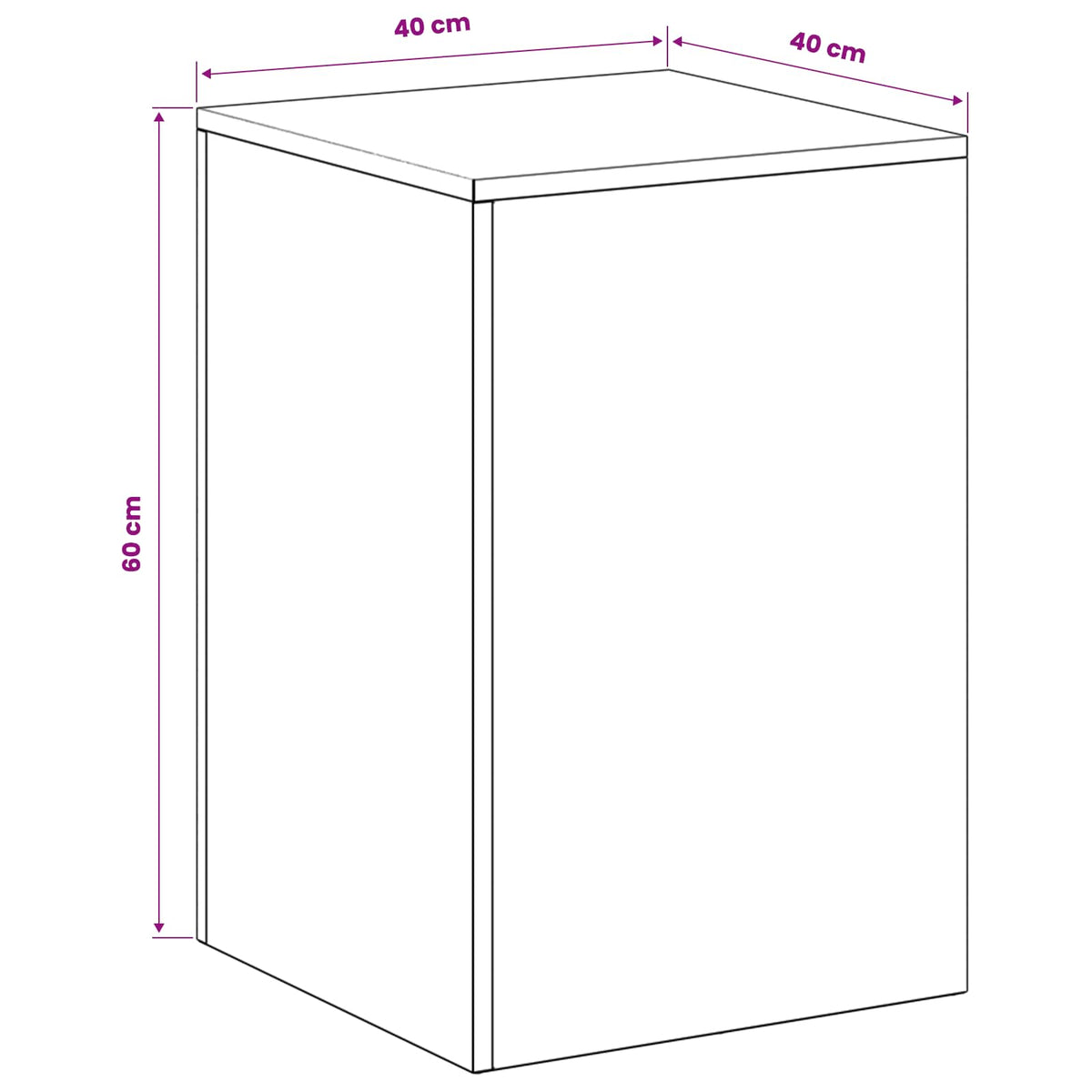 Plant Stand 2 pcs Silver 40 x 40 x 60 cm Steel