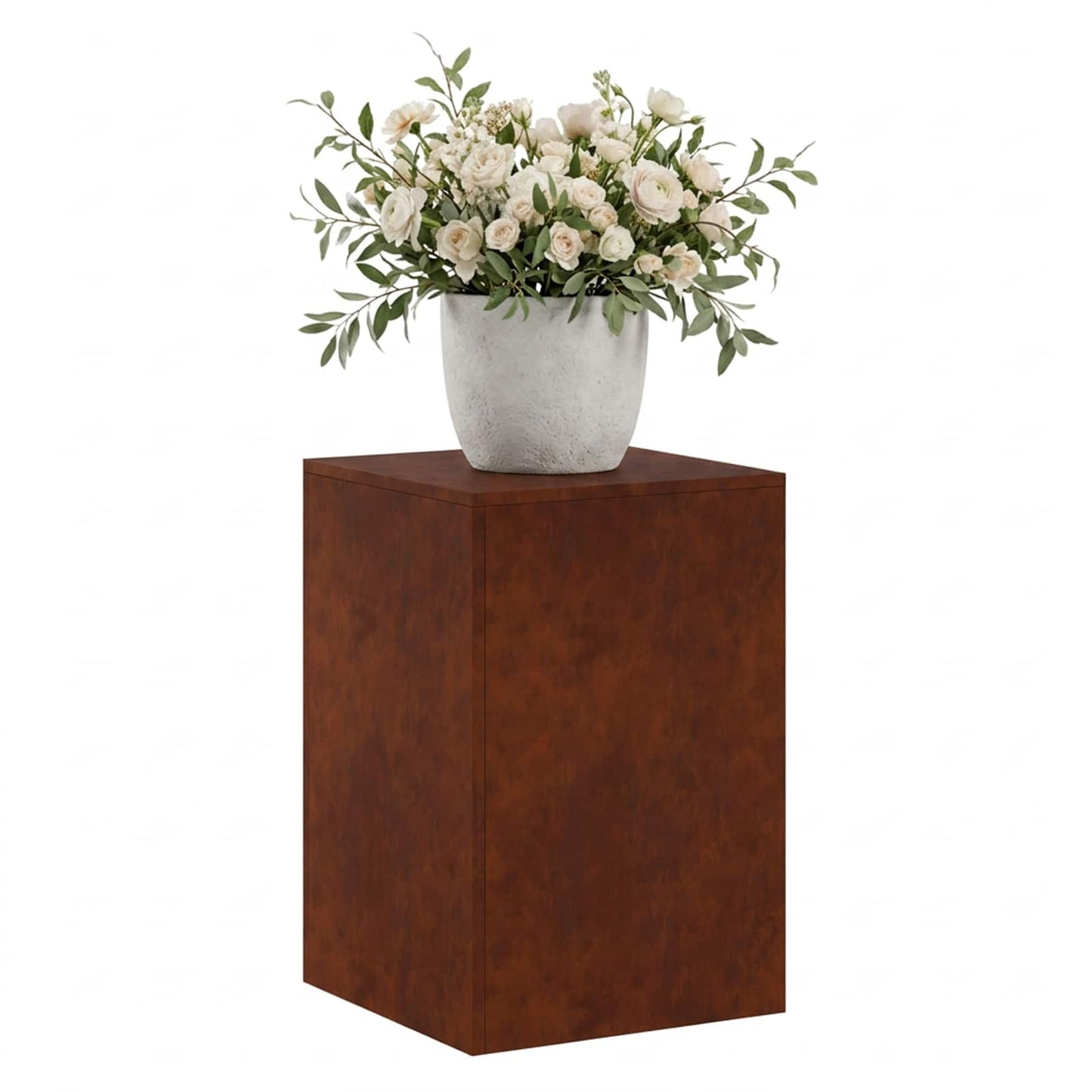 Plant Stand Rusty 40 x 40 x 60 cm Weathering Steel
