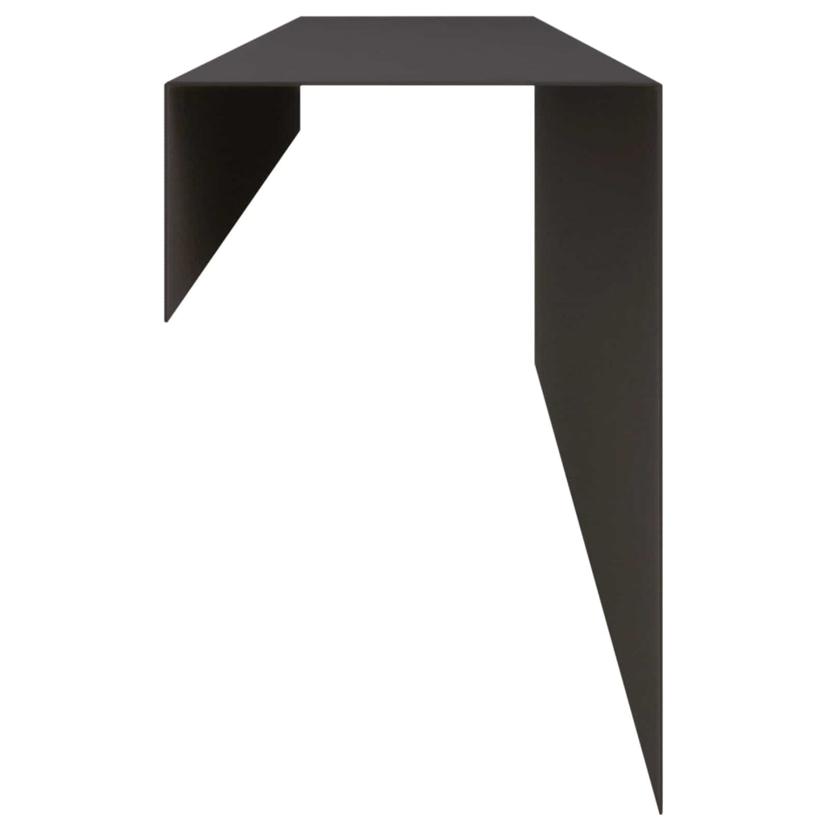 Garden Cover Profile 2 pcs 100 x 10 x 15 cm Steel Black