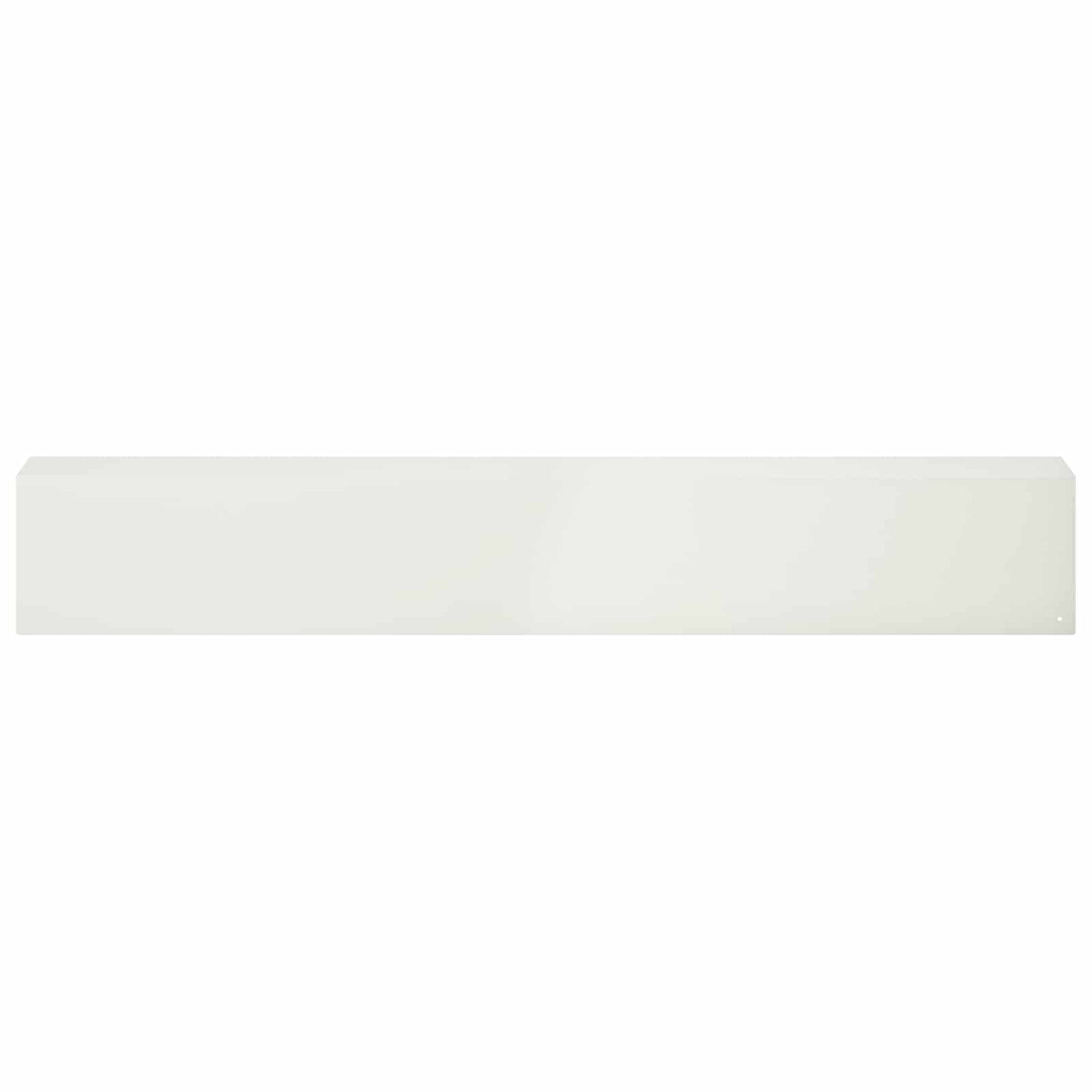 Garden Cover Profile 2 pcs 100 x 10 x 15 cm Steel White