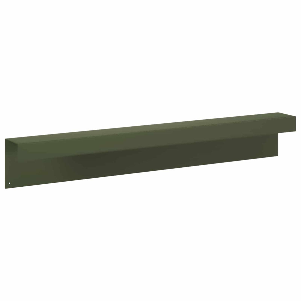 Garden Cover Profile 2 pcs 100 x 10 x 15 cm Steel Olive Green