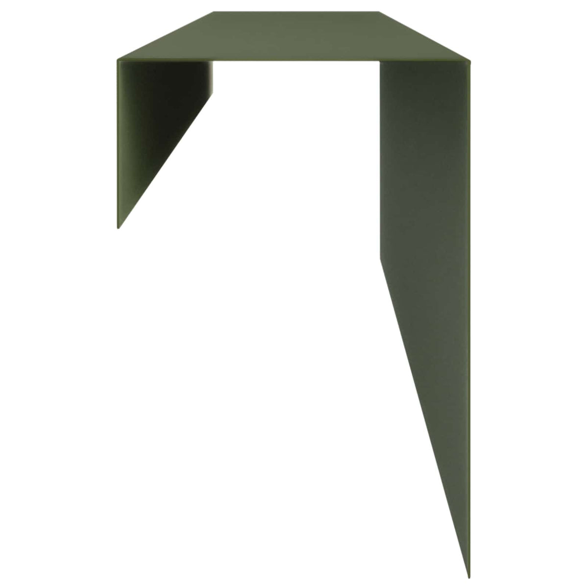 Garden Cover Profile 2 pcs 100 x 10 x 15 cm Steel Olive Green