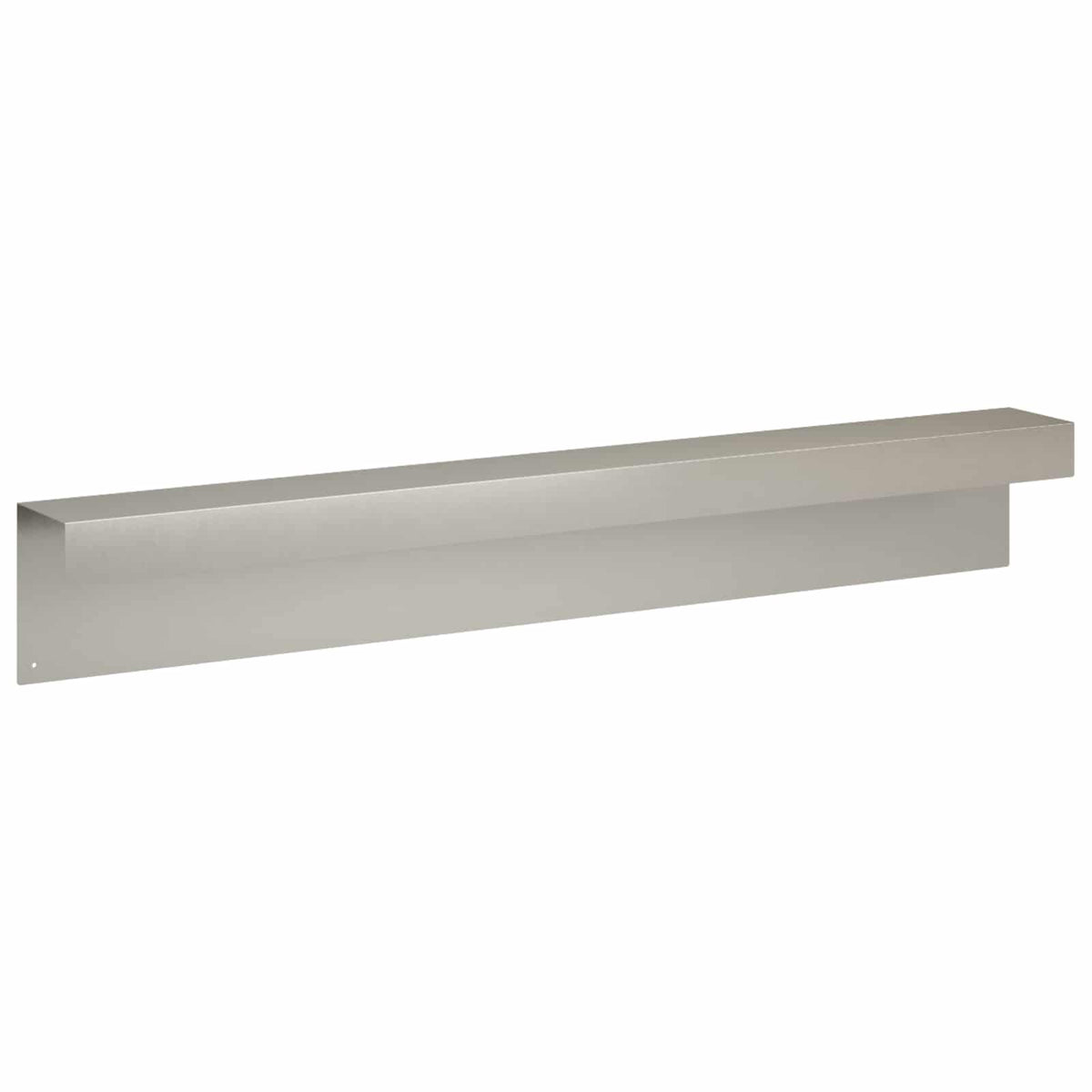 Garden Cover Profile 2 pcs 100 x 10 x 15 cm Stainless Steel