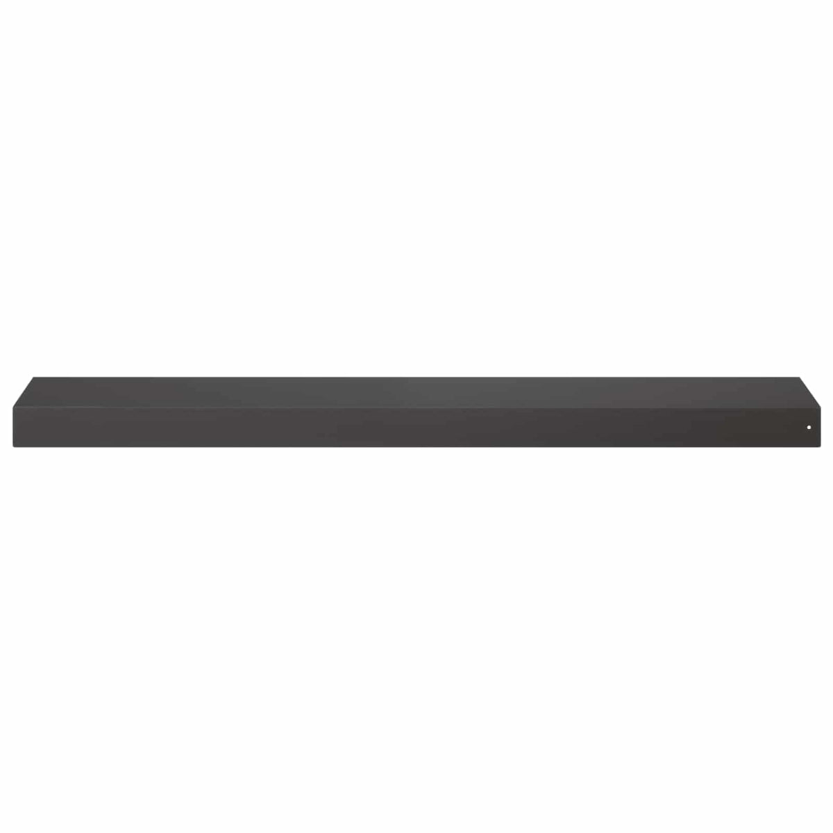 Garden Cover Profile 2 pcs 100 x 20 x 5 cm Steel Black