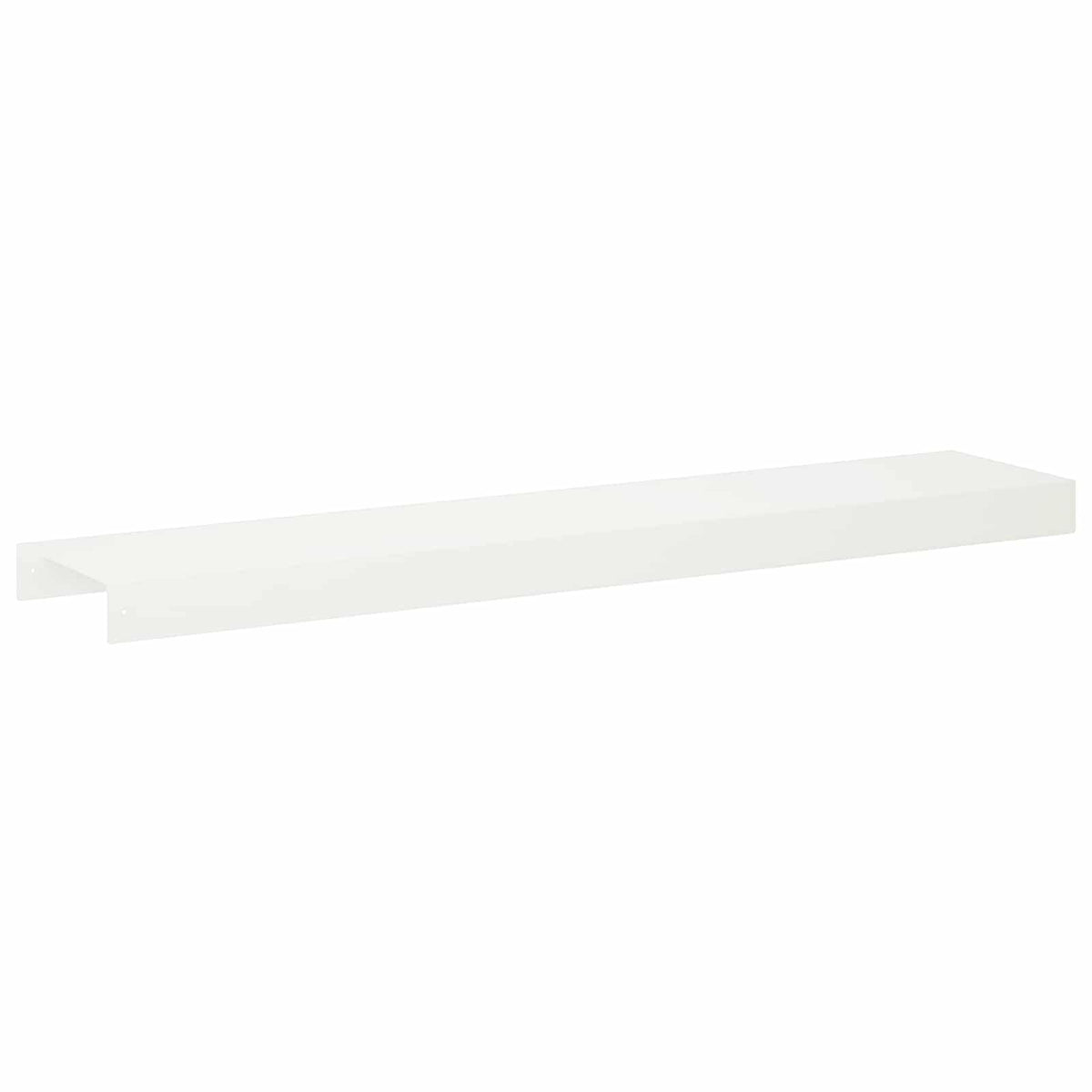 Garden Cover Profile 2 pcs 100 x 20 x 5 cm Steel White
