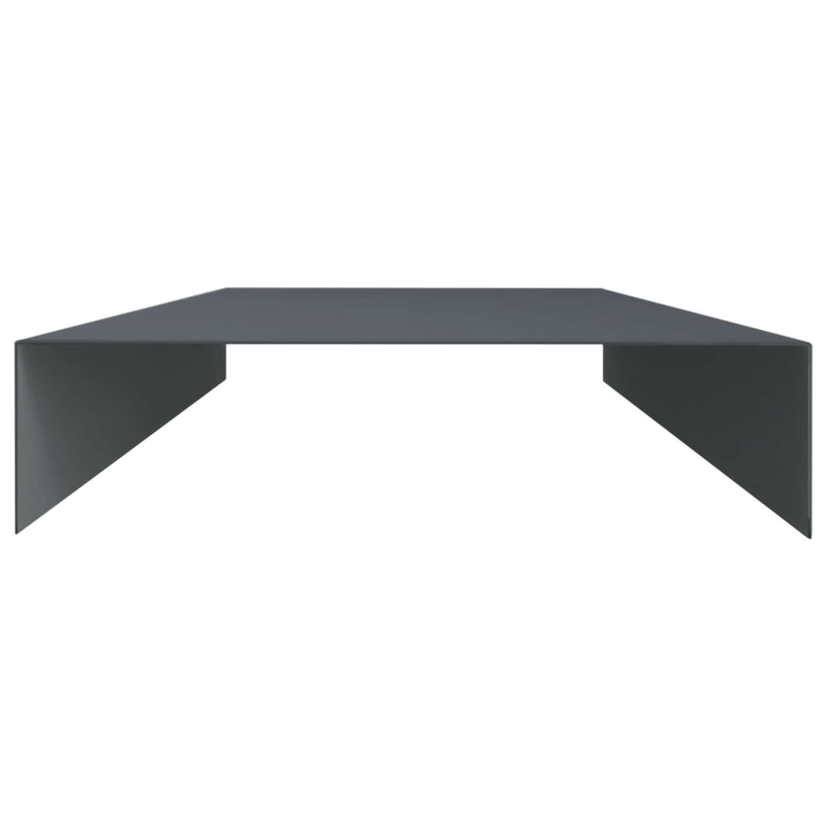 Garden Cover Profile 2 pcs 100 x 20 x 5 cm Steel Anthracite