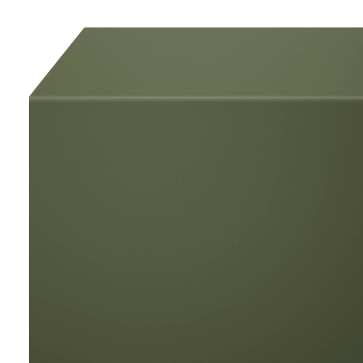 Garden Cover Profile 2 pcs 100 x 20 x 5 cm Steel Olive Green