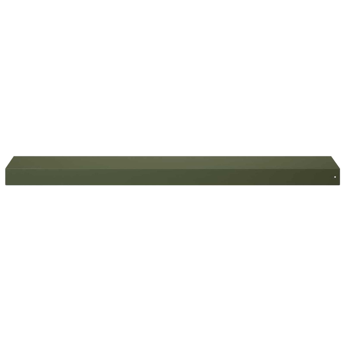 Garden Cover Profile 2 pcs 100 x 20 x 5 cm Steel Olive Green