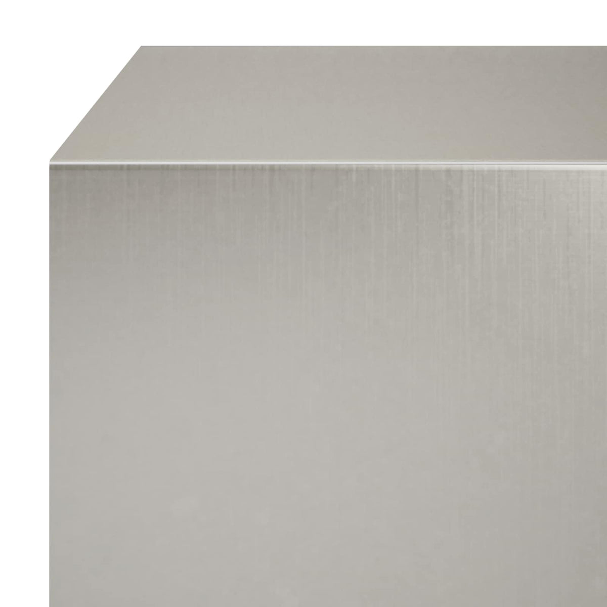 Garden Cover Profile 2 pcs 100 x 20 x 5 cm Stainless Steel