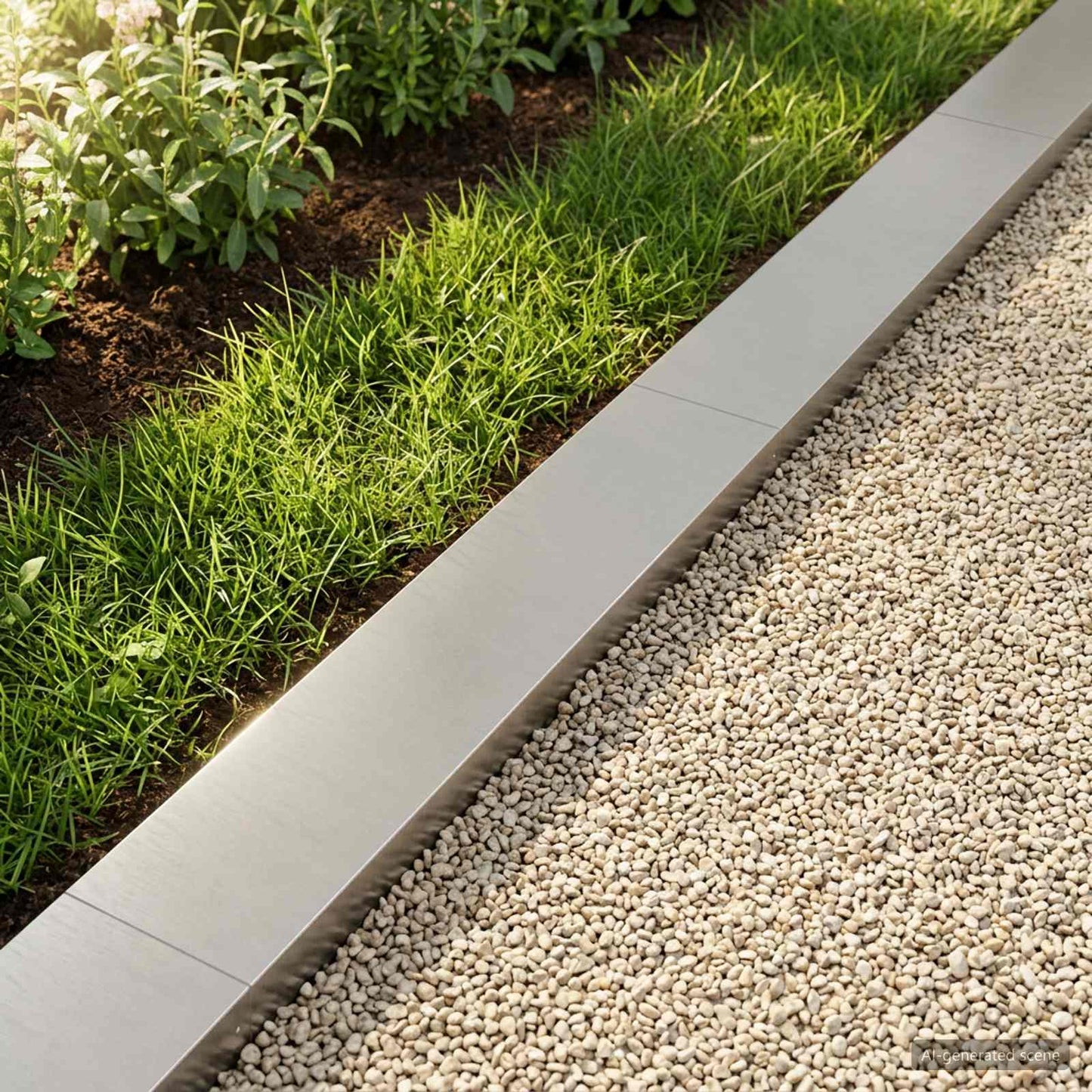 Garden Cover Profile 10 pcs 100 x 20 x 5 cm Stainless Steel