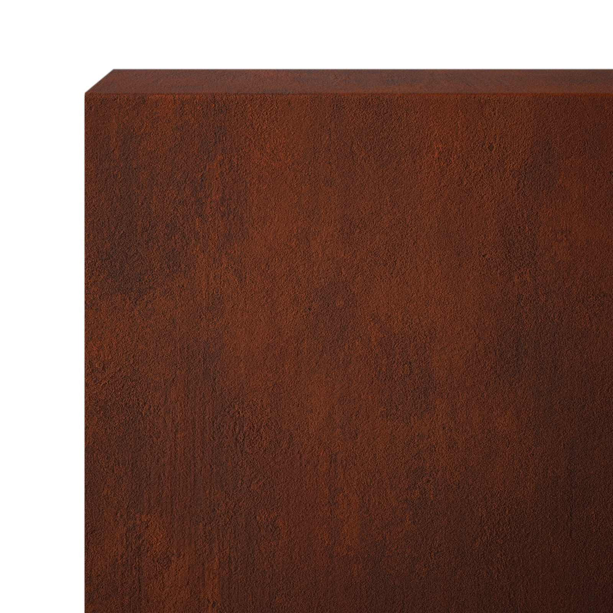 Garden Cover Profile 2 pcs 100 x 5 x 15 cm Weathering Steel