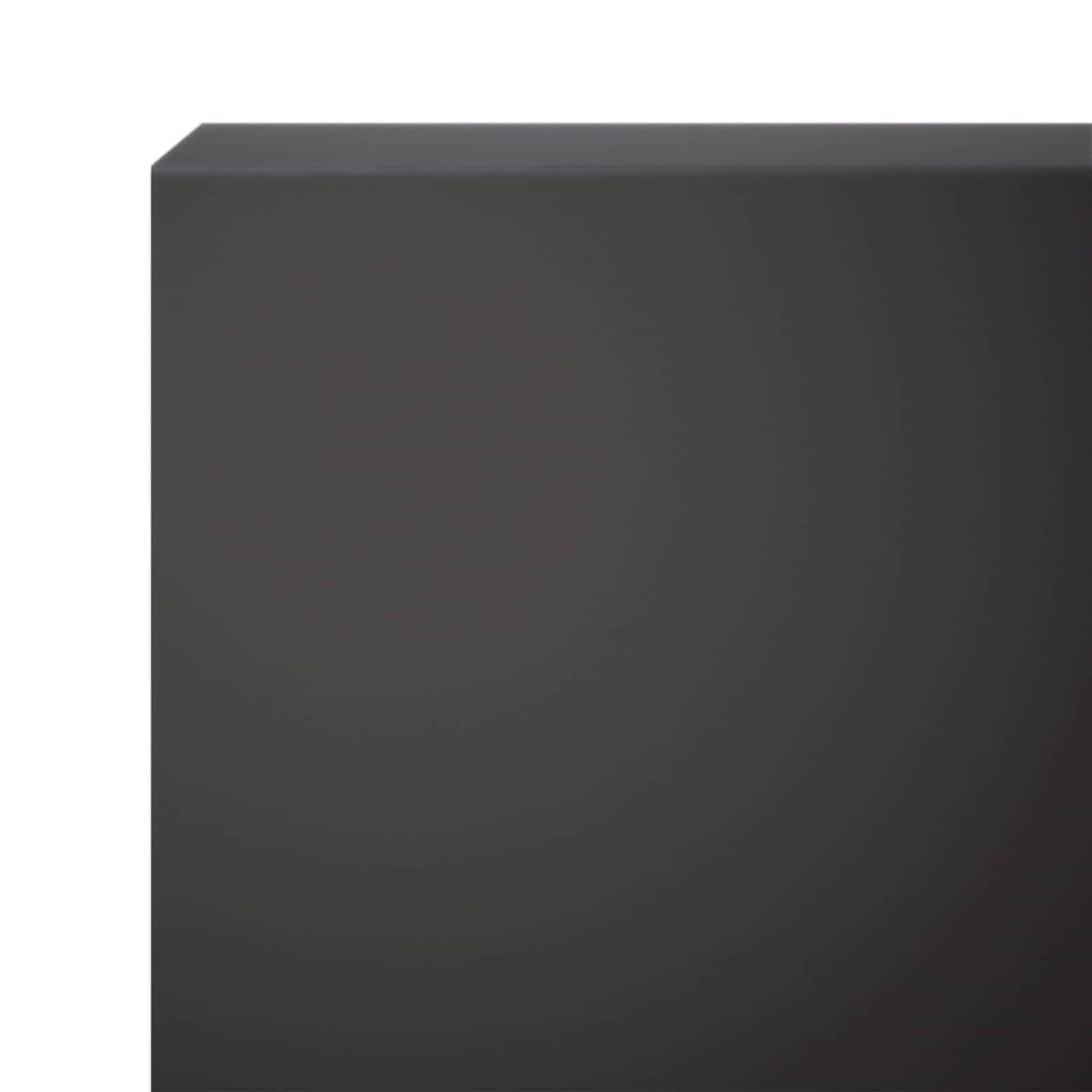 Garden Cover Profile 2 pcs 100 x 6 x 15 cm Steel Black