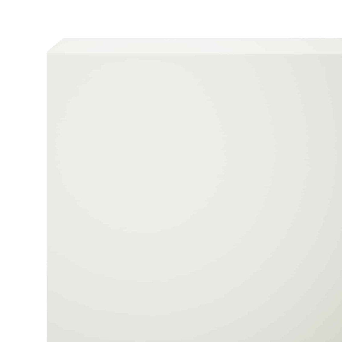 Garden Cover Profile 2 pcs 100 x 6 x 15 cm Steel White