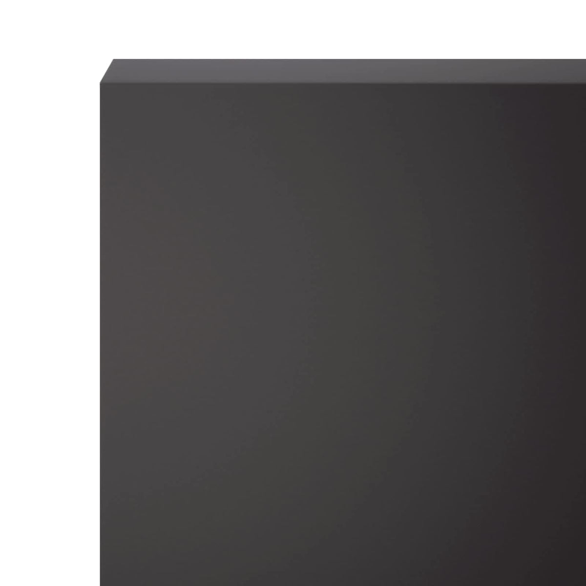 Garden Cover Profile 2 pcs 100 x 15 x 15 cm Steel Black