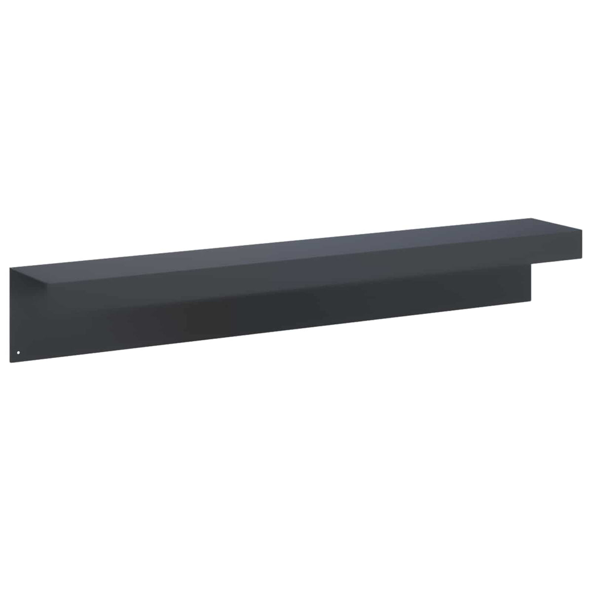 Garden Cover Profile 2 pcs 100 x 15 x 15 cm Steel Anthracite