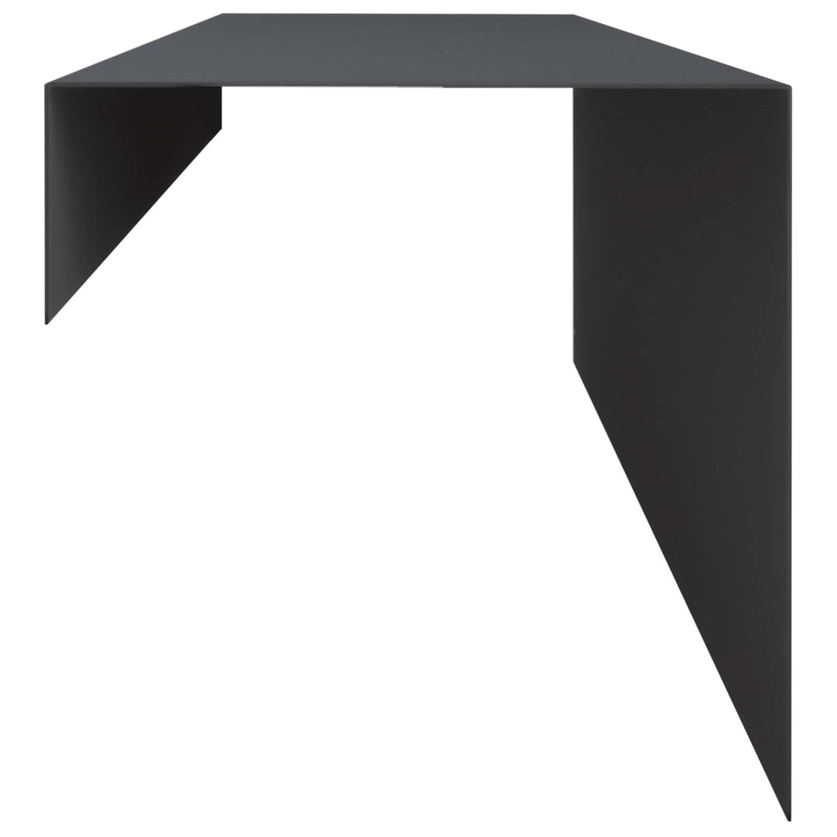 Garden Cover Profile 2 pcs 100 x 15 x 15 cm Steel Anthracite
