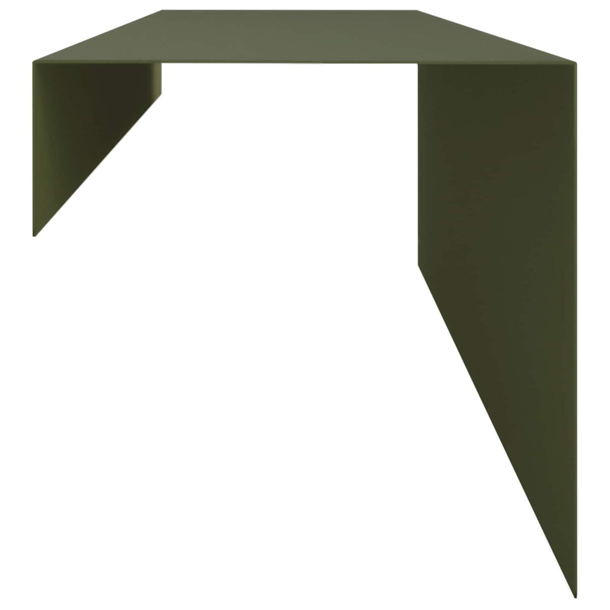 Garden Cover Profile 2 pcs 100 x 15 x 15 cm Steel Olive Green