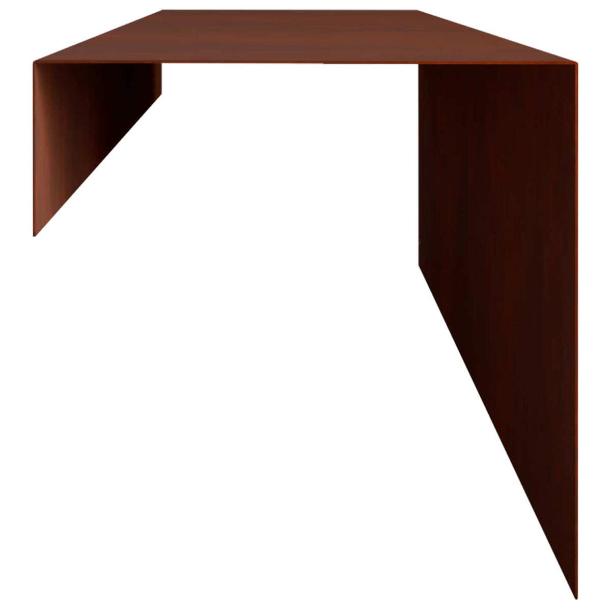 Garden Cover Profile 10 pcs 100 x 15 x 15 cm Weathering Steel