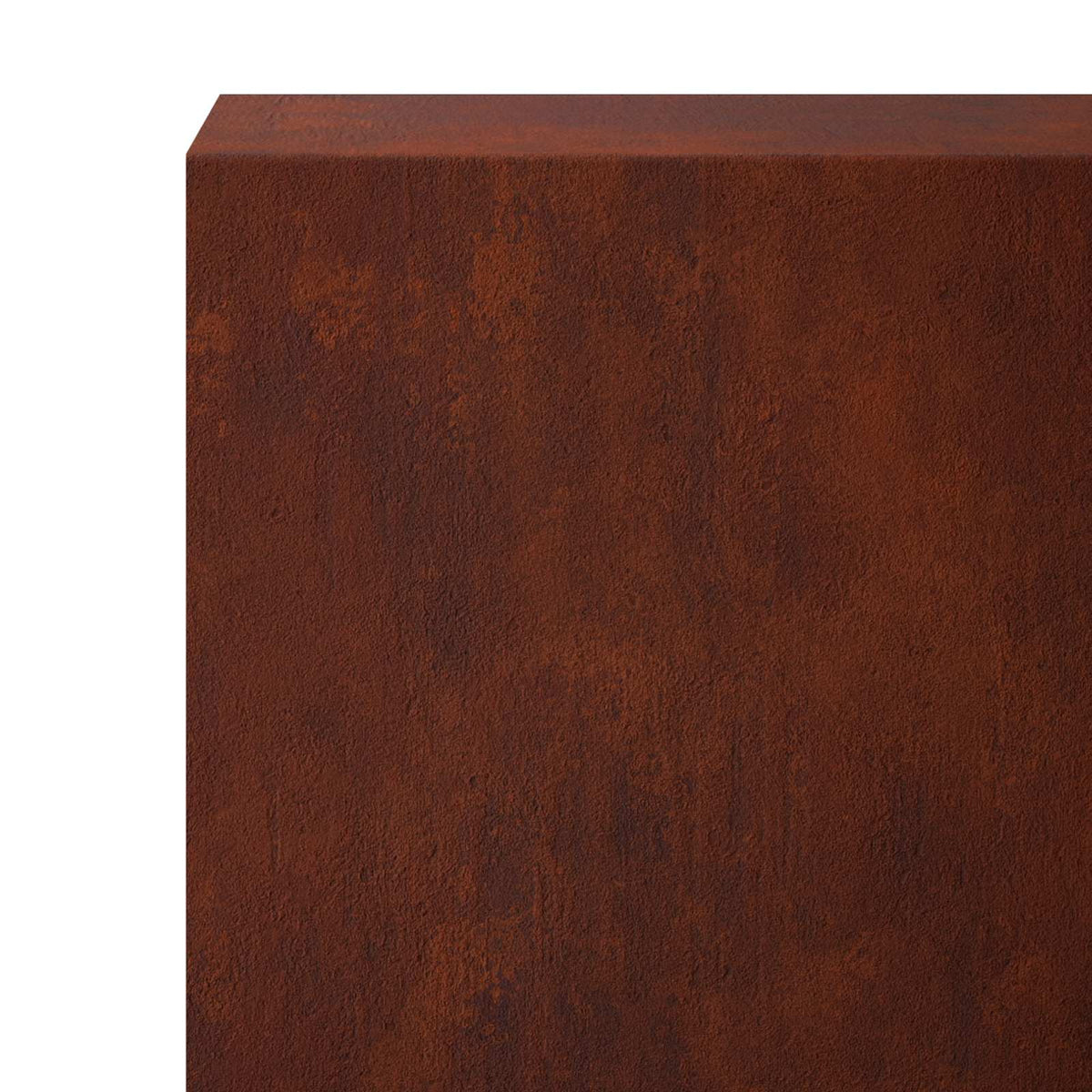 Garden Cover Profile 2 pcs 100 x 20 x 15 cm Weathering Steel
