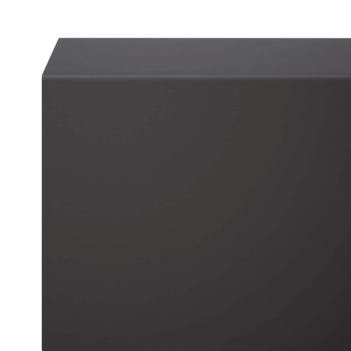 Garden Cover Profile 10 pcs 100 x 5 x 5 cm Steel Black