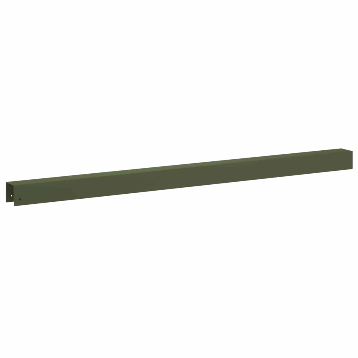 Garden Cover Profile 20 pcs 100 x 5 x 5 cm Steel Olive Green