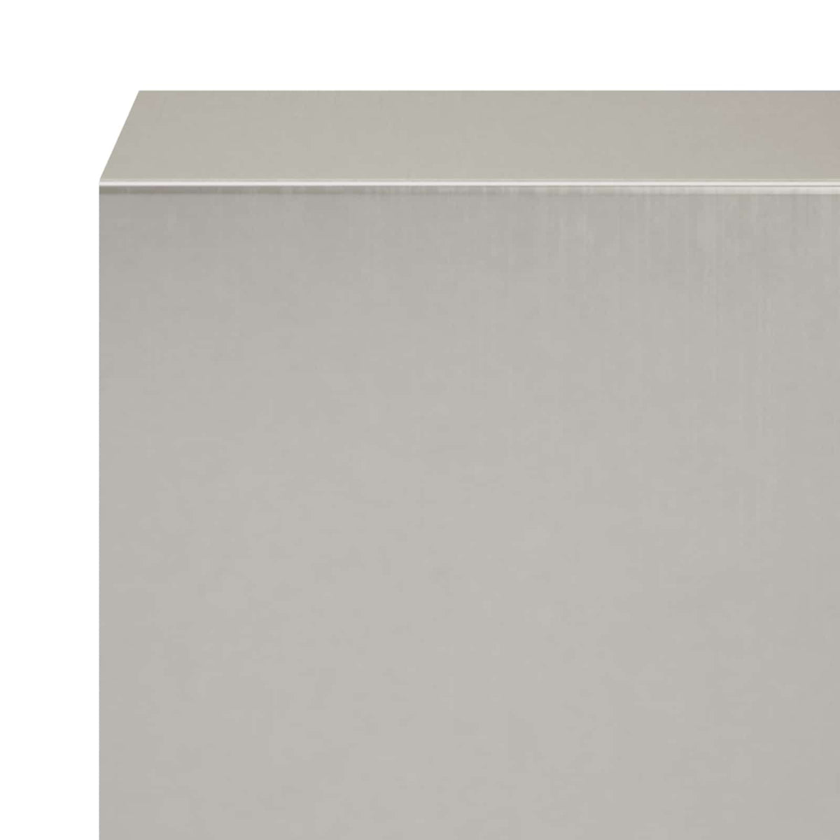 Garden Cover Profile 2 pcs 100 x 5 x 5 cm Stainless Steel