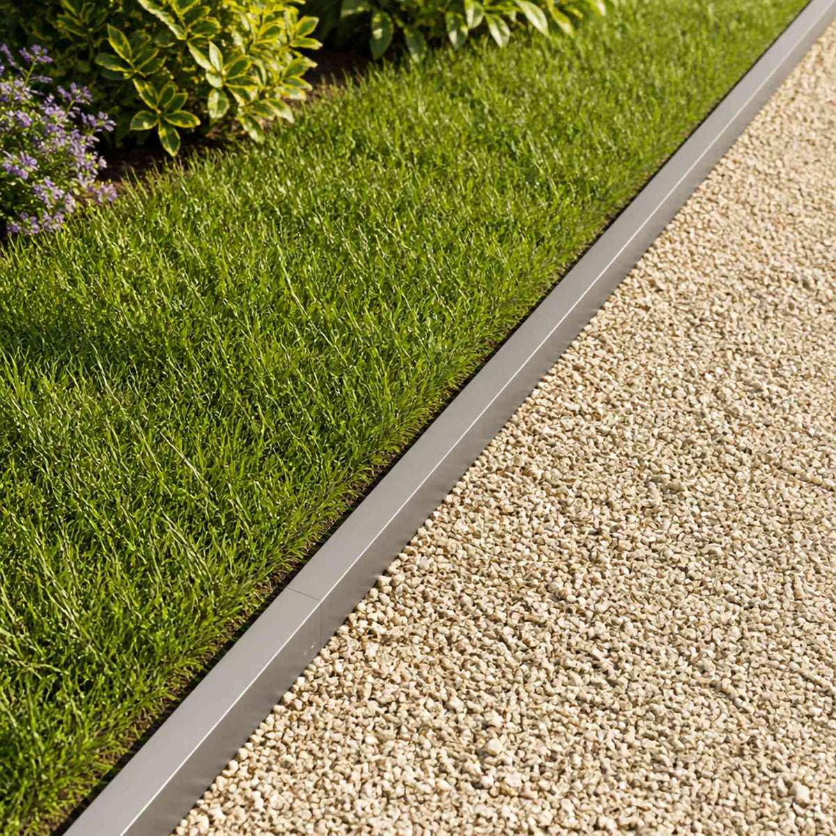 Garden Cover Profile 10 pcs 100 x 5 x 5 cm Stainless Steel