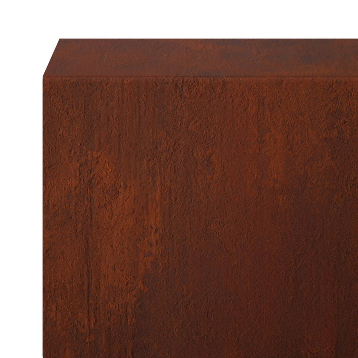 Garden Cover Profile 2 pcs 100 x 5 x 5 cm Weathering Steel