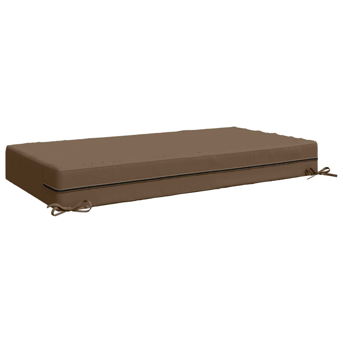Seat Cushion SOEST 100% Polyester Taupe 120 x 80 x 15 cm