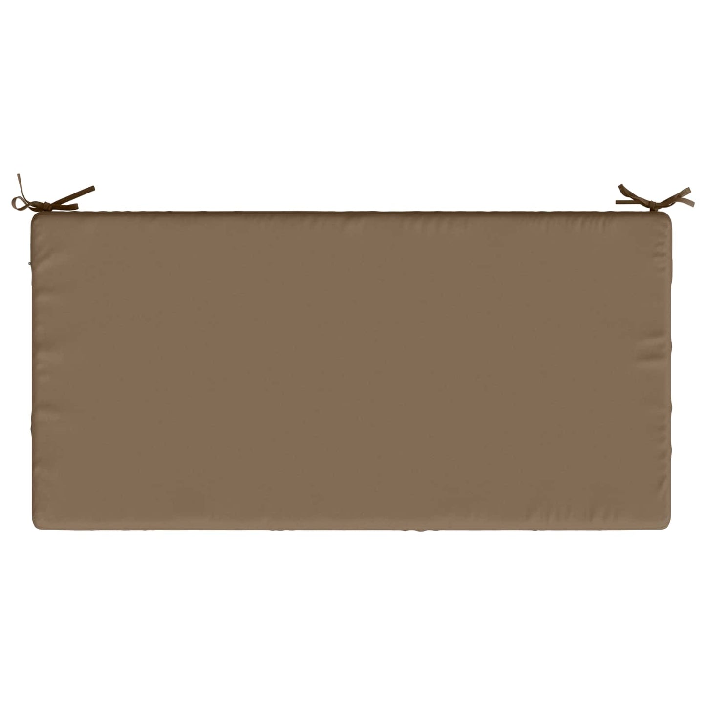 Seat Cushion SOEST 100% Polyester Taupe 120 x 80 x 15 cm