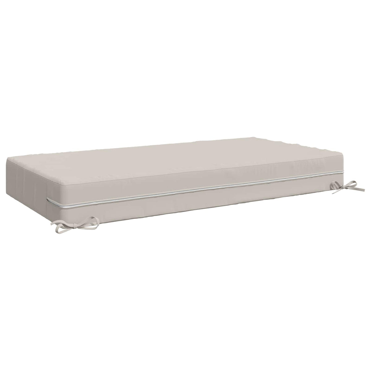 Seat Cushion SOEST 100% Polyester White 120 x 80 x 15 cm