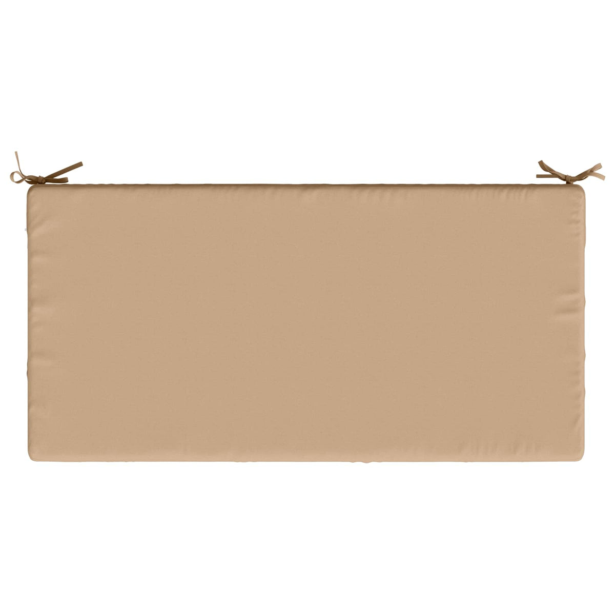 Seat Cushion SOEST 100% Polyester Sand 120 x 80 x 15 cm