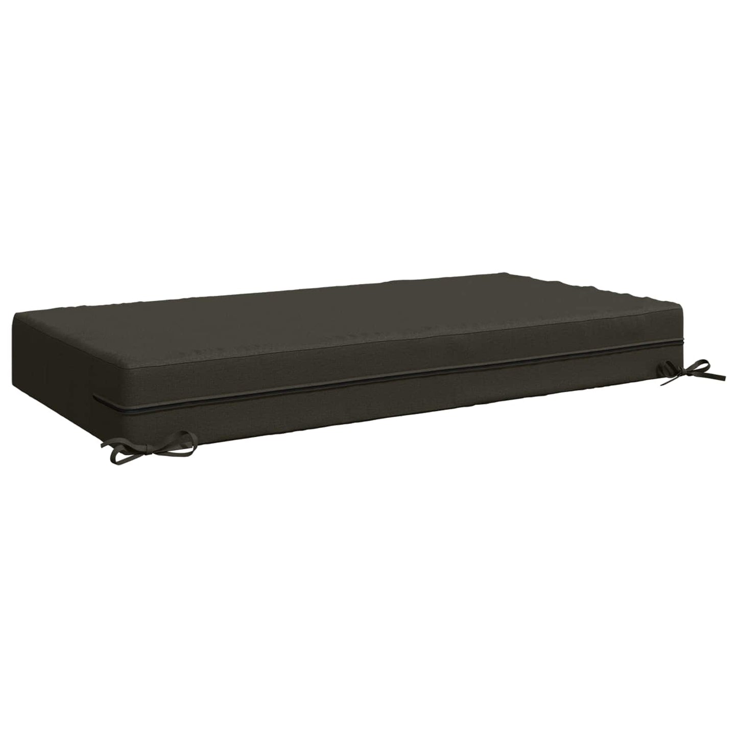 Seat Cushion SOEST 100% Polyester Anthracite 120 x 80 x 15 cm
