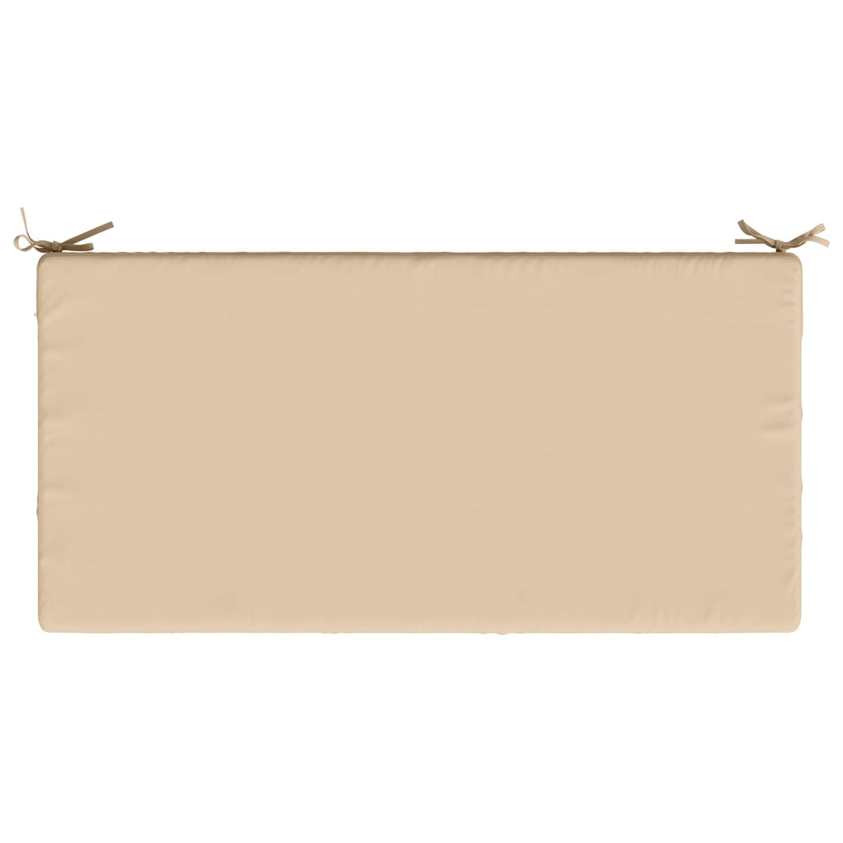 Seat Cushion SOEST 100% Polyester Cream 120 x 80 x 15 cm