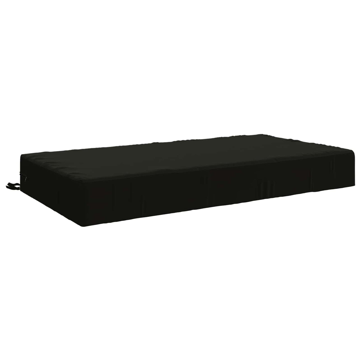 Seat Cushion SOEST 100% Polyester Black 120 x 80 x 15 cm