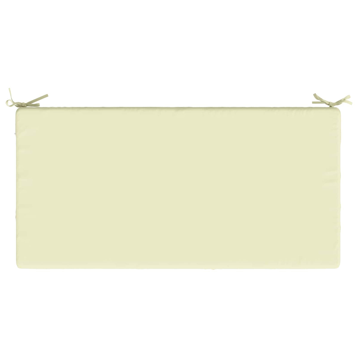 Seat Cushion SOEST 100% Polyester Cream 120 x 80 x 15 cm