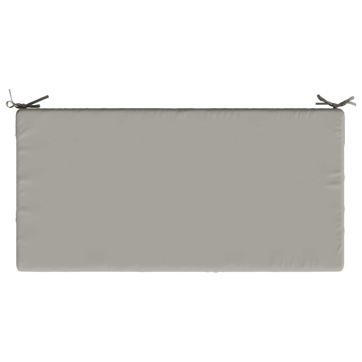 Seat Cushion SOEST 100% Polyester Grey 120 x 80 x 15 cm