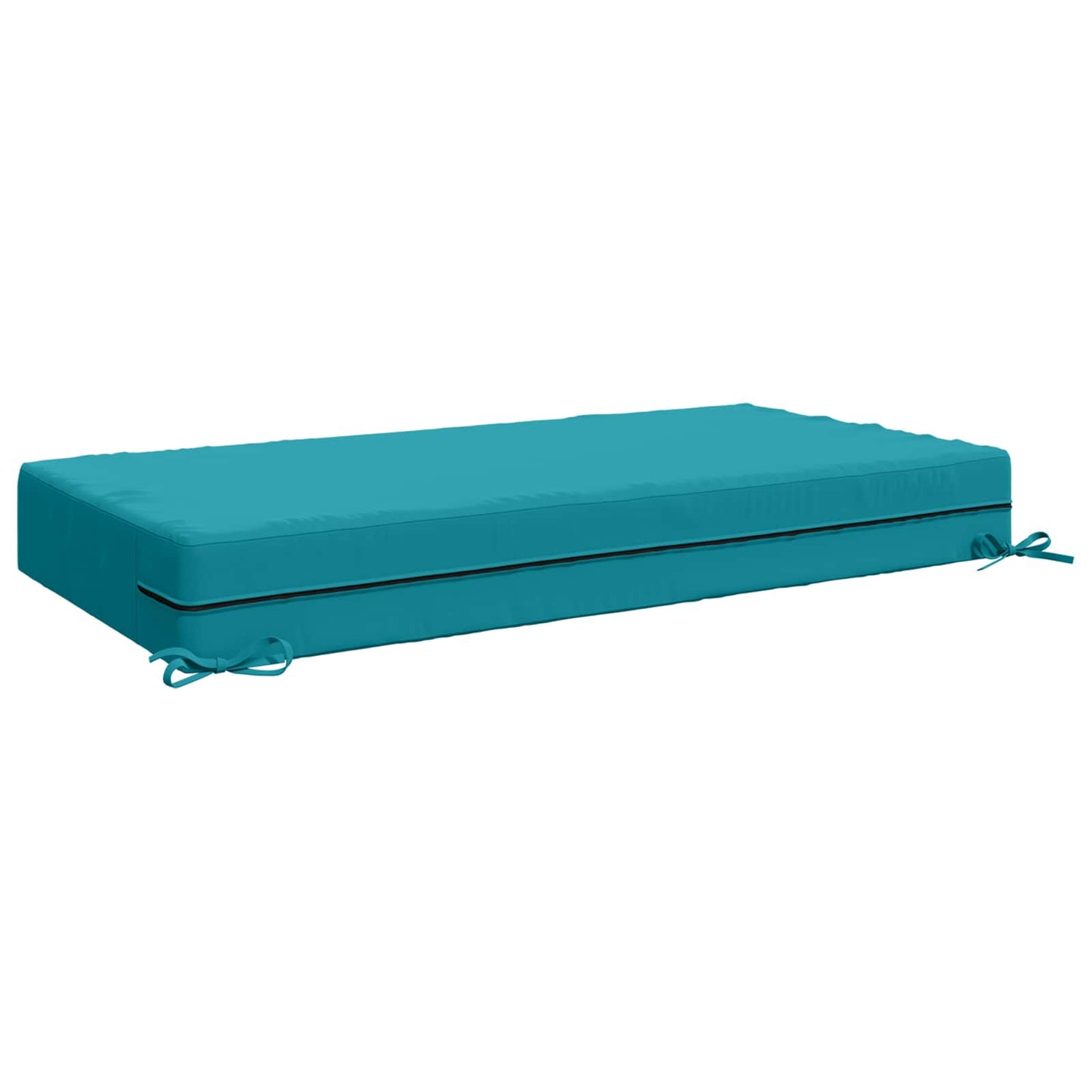 Seat Cushion SOEST 100% Polyester Turquoise 120 x 80 x 15 cm