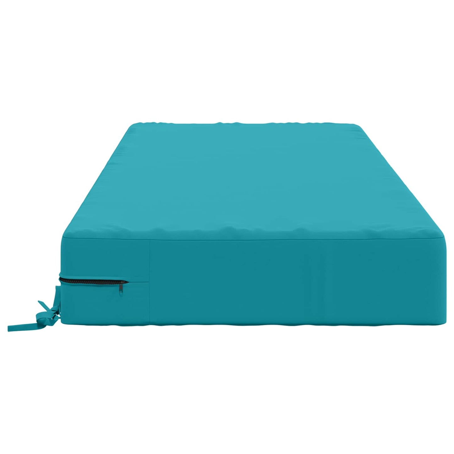 Seat Cushion SOEST 100% Polyester Turquoise 120 x 80 x 15 cm
