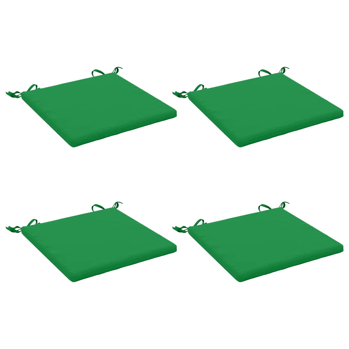 4-Piece Seat Cushions SOEST 4 pcs 100% Polyester Green