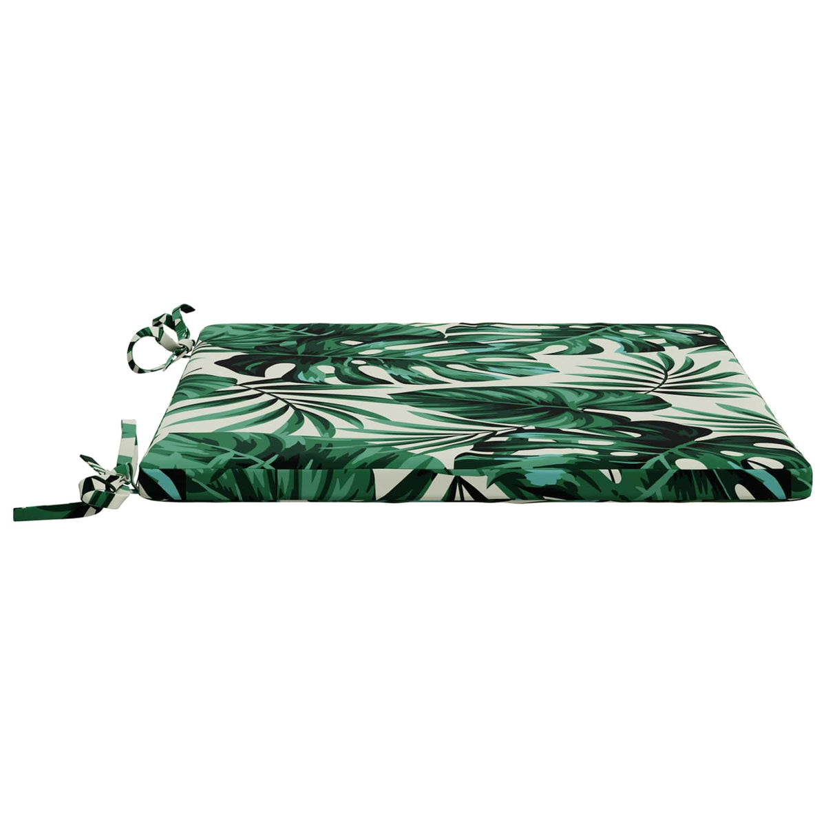 4-Piece Seat Cushions SOEST 4 pcs 100% Polyester Leaf Pattern